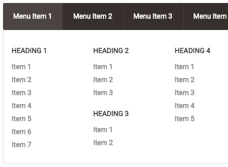 Creating A Simple Mega Menu with Pure HTML / CSS