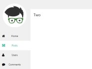Pure CSS3 Backend Panel