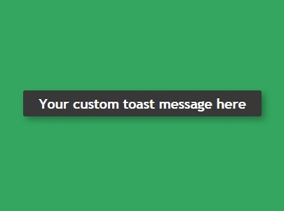 Pure JS Android Like Toast For Your Web Application – atoast.js