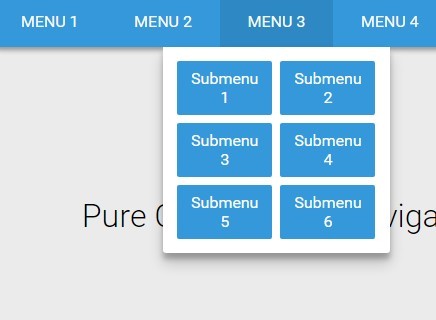 Material Style Responsive Dropdown Navigation with Pure CSS