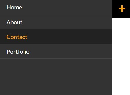 Responsive Drawer Navigation In Pure CSS