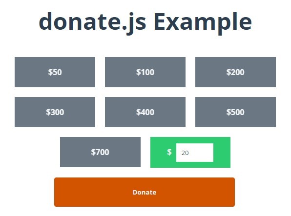 Create Custom Paypal Donate Buttons Using Donate.js