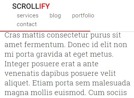 Slim Scroll Position Indicator with Pure JavaScript – Scrollify