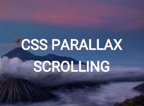 Pure HTML / CSS Parallax Scrolling Effect | CSS Script