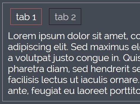 Simple JavaScript ES 6 Compatible Tabs System
