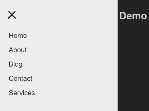 Pure CSS Fold Out Navigation Menu