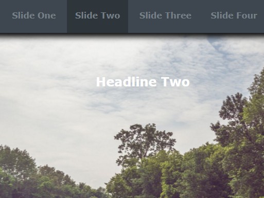 Full Width Horizontal Page Slider with Pure HTML / CSS