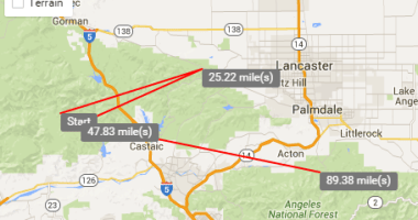 Google Maps Ruler