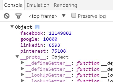 Getting Social Share Counts with Pure JavaScript – socialcount.js