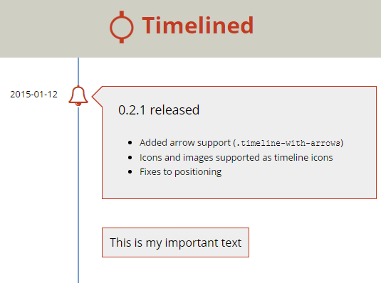 Minimalist Vertical Timeline With Pure CSS – Timelined