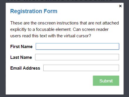 Fully Accessible Modal Window With Pure JavaScript