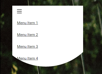 Pure CSS Material Morphing Menu