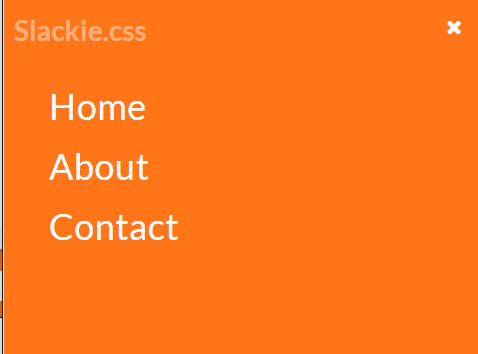 Slack.com Style Responsive Navigation With Pure CSS – Slackie.css