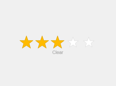 Radio Button Based Star Rating System