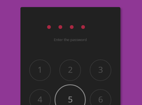 iOS Style Pin Code Validation With JavaScript And CSS3