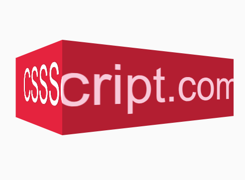 3D Text Scrolling Effect In Pure CSS / CSS3