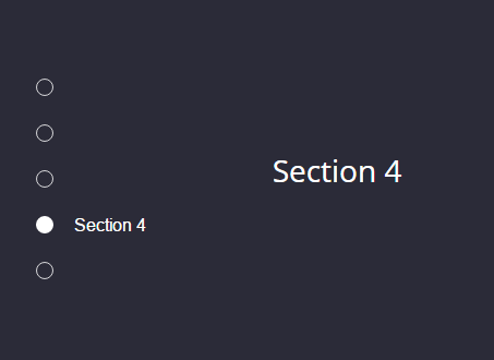 Pure CSS One Page Scroll Effect