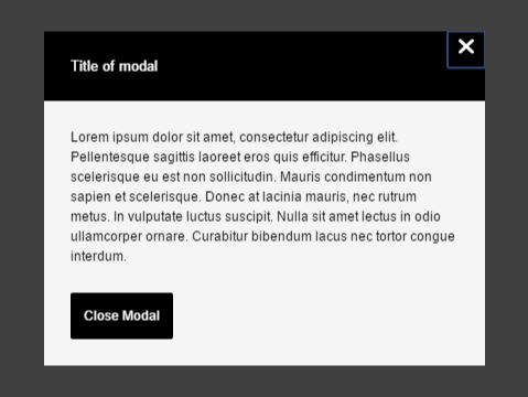 Lightweight Modal Window With Vanilla JavaScript And CSS/CSS3 - js ...