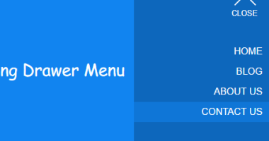 pure-css-css3-morphing-drawer-menu