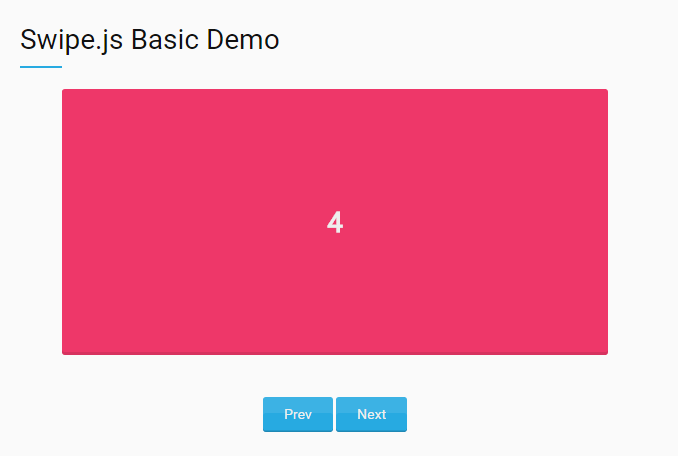 Responsive Touch Slider In Vanilla JavaScript – Swipe.js