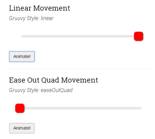 Vanilla JavaScript Animation & Easing Library – Gruuvy.js