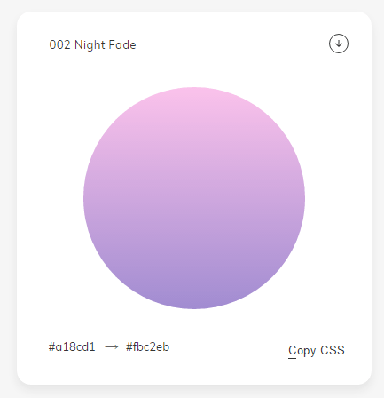180+ Gradient Colors In Pure CSS3 – webgradients