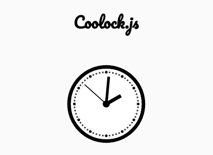 Minimal Canvas Clock In Vanilla JavaScript – Coolock.js
