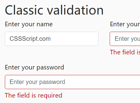 Custom HTML5 Form Validator In Vanilla JavaScript – Just-validate