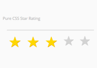 StarRating-Pure-CSS