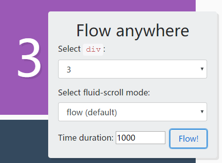 Super Tiny Smooth Scroll Library – fluid-scroll.js