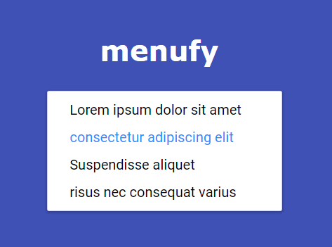 Clean Dynamic Context Menu In Pure JavaScript – menufy
