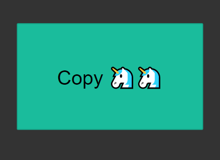 Simplest Copy To Clipboard Library