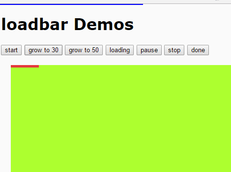 Slim Progress/Loading Bar In Native JavaScript – loadbar
