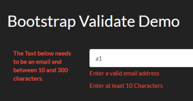 bootstrap-validate