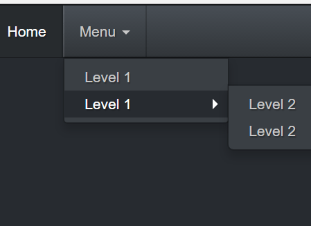 Multi-level Bootstrap Navbar In Pure CSS