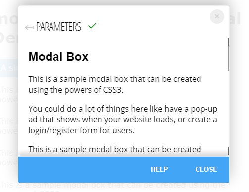 Mobile-friendly Modal Window In Pure CSS – modal_box