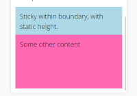 Mobile-friendly Sticky Bottom JavaScript Library