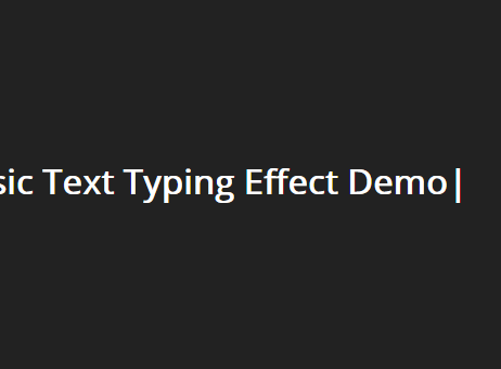 Minimalist Text Typing Effect In Pure JavaScript – Typeit.js