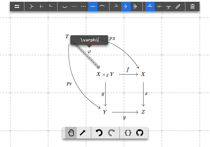 Create Commutative Diagrams With JavaScript – tikzcd-editor
