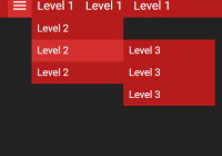 Pure CSS Responsive Flyout Menu