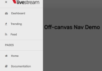 Vanilla Off-canvas Nav Demo