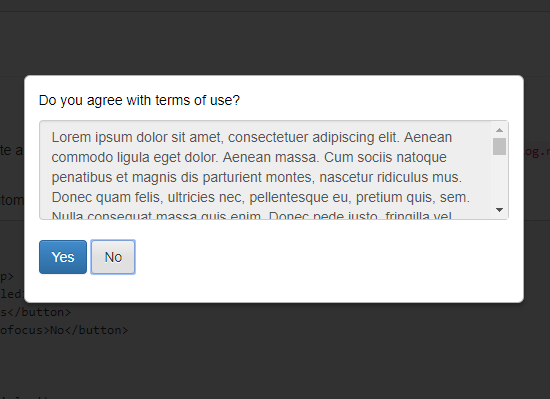 HTML5 Dialog Element Polyfill