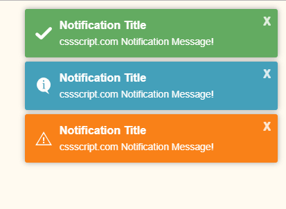 Minimal Notification Popup In Pure JavaScript - notifications.js | CSS ...