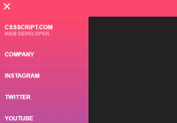 CSS Only Hamburger Toggle Menu