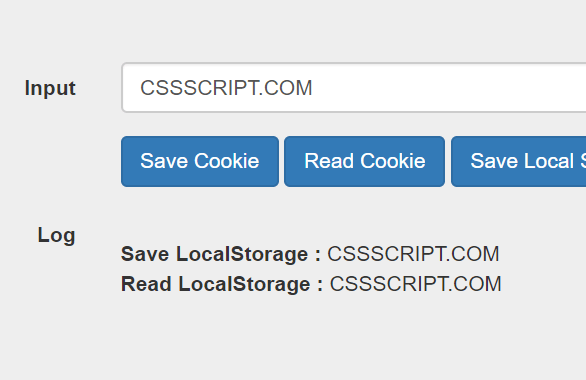 Manipulating Cookies & Local Storage With cookies-localstorage.js Library