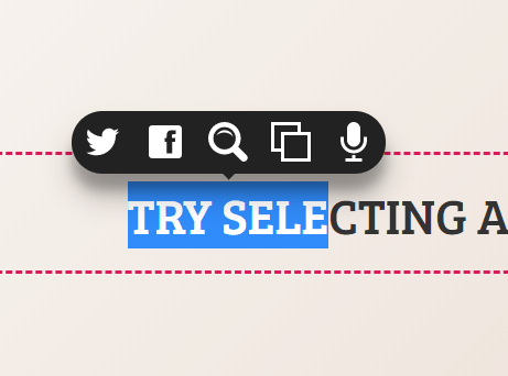 Customizable Popover On Text Selections – Selection-js