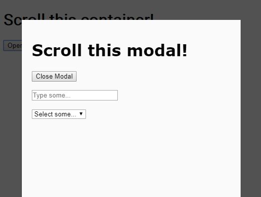 Lock Scrolling Of A Web Page – scroll-lock