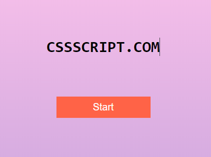 Configurable Text Typing Effect In Pure JS – AutoTyper.js