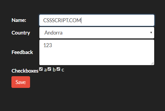 Save Form Changes In Local Storage – form-storage