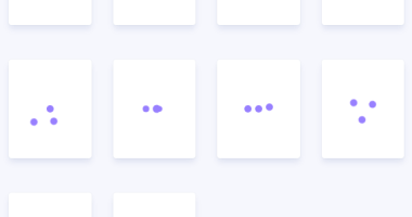 Fancy Three-dots Loading Spinners With Pure CSS